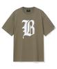 BEENTRILL B Gothic Logo T-Shirt (Khaki)