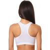 Sport-Bustier mit gekämmter Watte und dickem Riemen