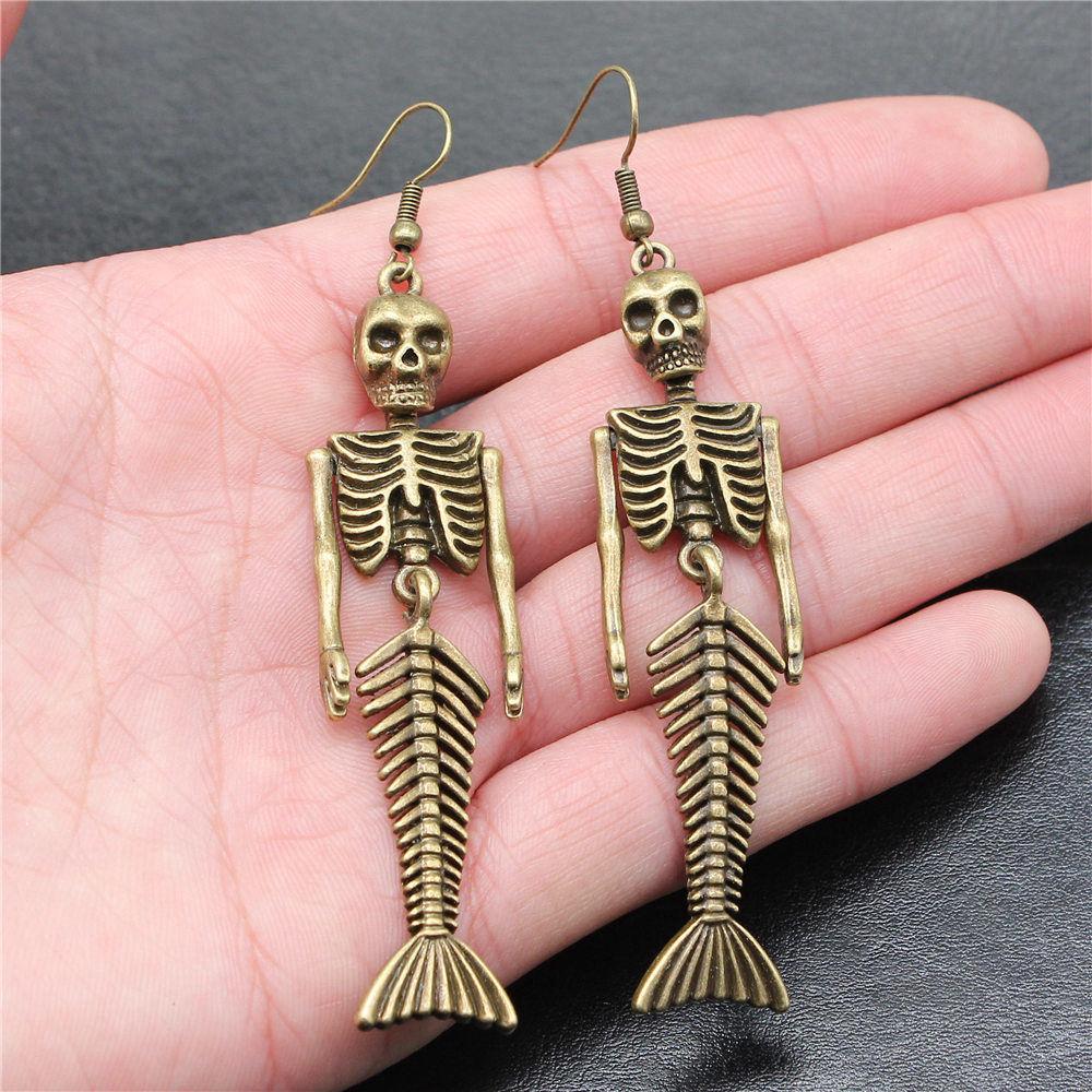 Trendy Initial Halloween-Themed Drop Earrings Various Styles Fun Layering Gift for Mom