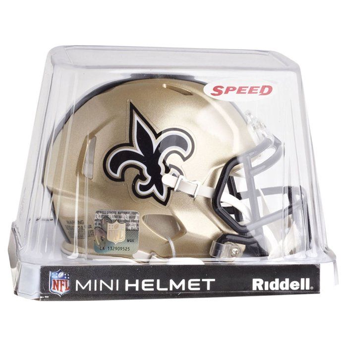New Orleans Saints Riddell Mini Speed Helmet