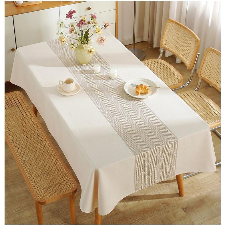 Nordic Minimalist Wallpaper Cotton Linen Wallpaper Waterproof and Stain Resistant Holiday Dining Table Wedding Decoration