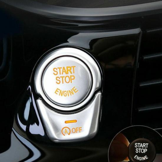 Engine Start Stop Push Button Chrome Cover Trim for BMW 5 Series G30 2017-19 20