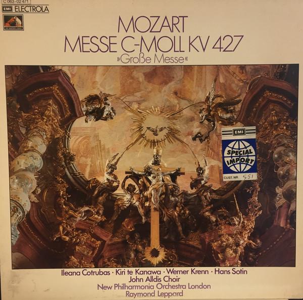 

LP Record RAYMOND LEPPARD NEW PHILHARMONIA O Mozart Messe Cmoll Kv427 Grosse M 1C06302471 EMI ELECTROLA 1974 Germany Classical Used