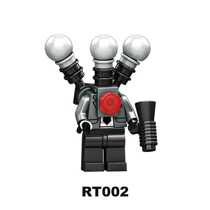 Skibidi Toalett Anime Rajzfilm Kockák Speakerman TV Ember Operatőr Akció MOC Toalett Ember vs Monitor Építőkockák A Hang