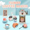 Colorful And Fun Children Kitchen Toys Set With Realistic Coffee Machine And Ice Cream