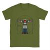 Vintage T-Shirt Summer Goldoraks    Popular T Shirts UFO Robot  Cotton Tshirt for Male Y2K Fun Design Short Sleeve Tops