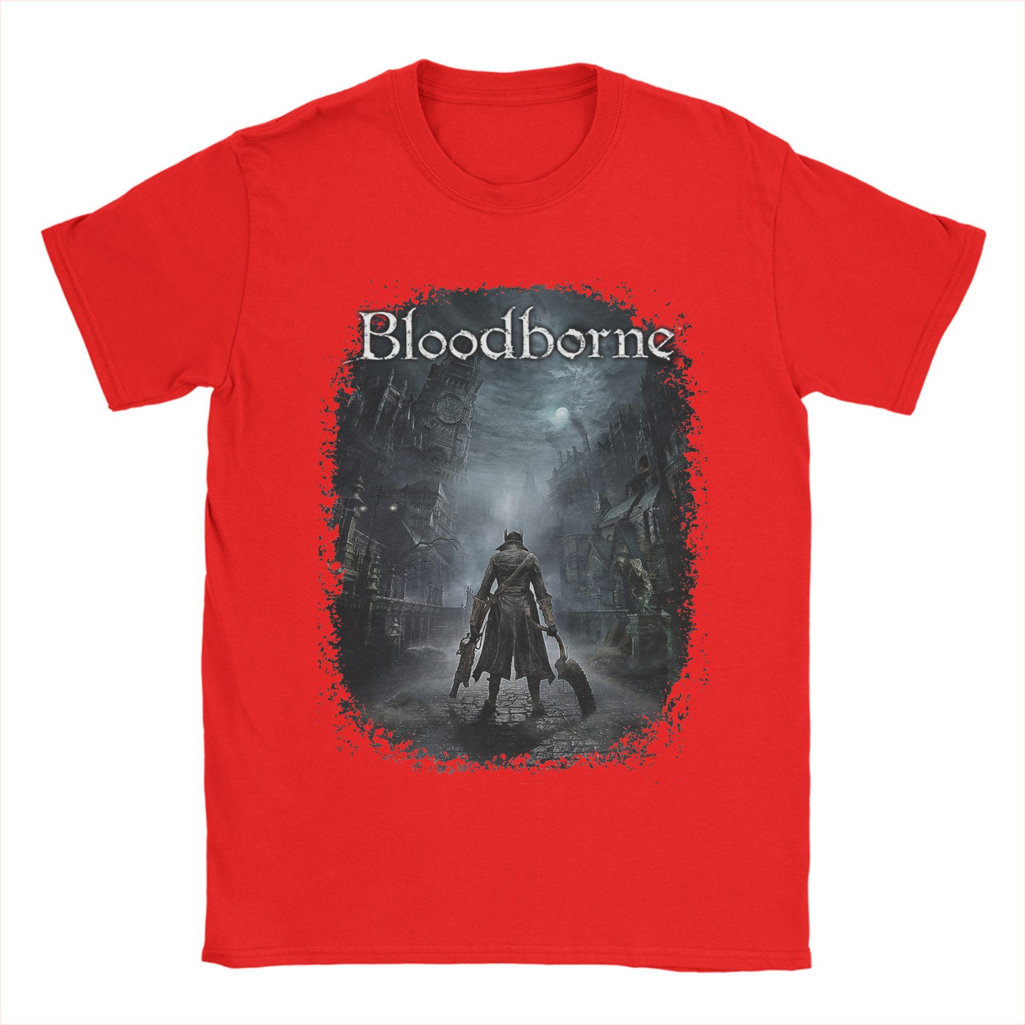 

Summer Main Hunter in Yharnam For Gamers Novelty T Shirts 100 Cotton Tshirt for Adult Y2K Retro Cheap Short Sleeve Tees S