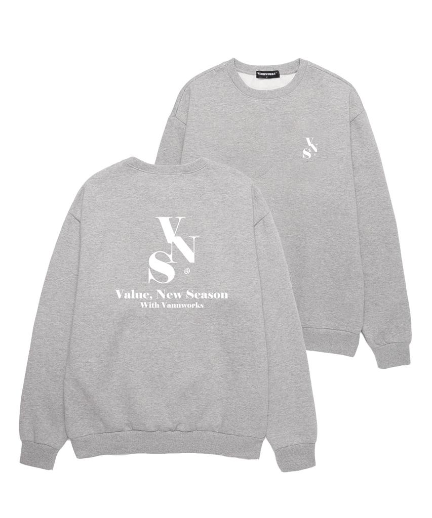 VANNWORKS Vns Ver.2 Sweatshirt (Vs0002) Melange Grey