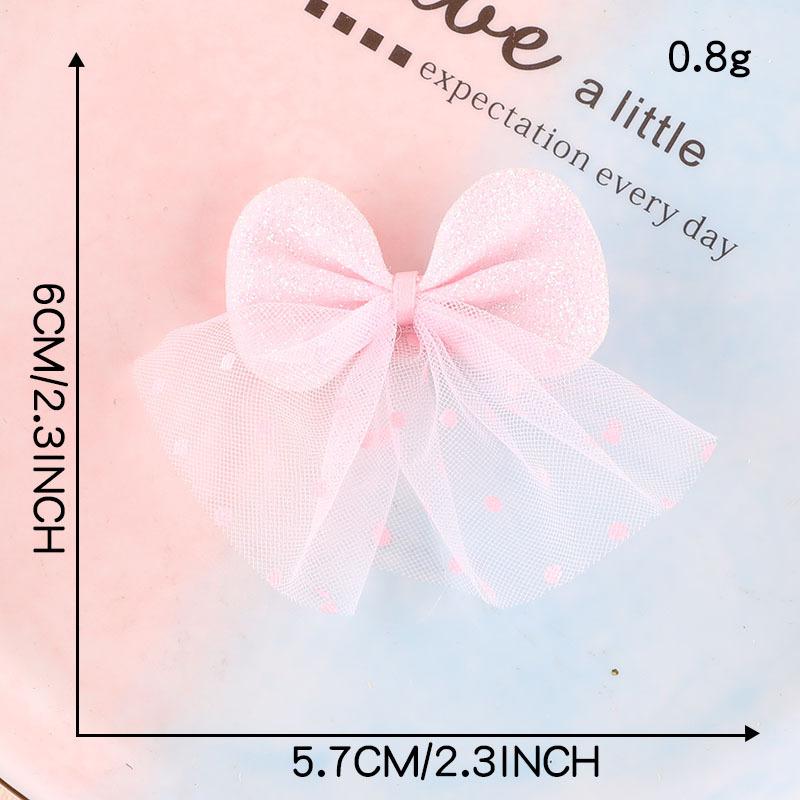 

Милый мультяшный сетчатый бант кружевная вышивка наклейка DIY аксессуары для ручного аккаунта аксессуары брошь заколка для волос аксессуары G3R-A-2-8