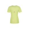 Asics Round Neck Comfortable Breathable Sports Short Sleeve T-Shirt Women Tops Fluorescent-Yellow 2012C859-750
