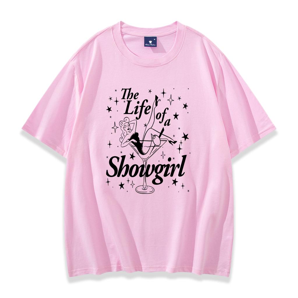 Showgirls Life T Shirt In My Showgirl Era T-Shirt New Album 2025 Shirt Country Music Fan Gift Men Women Streetwear Hip Hop Tops