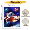 Disney Oil Painting Stitch In Space Handmade Diy Art Painting Home Decoration