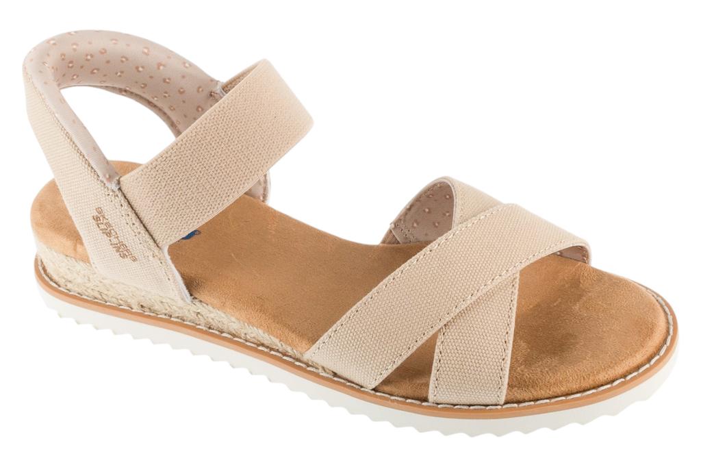 Skechers Desert Kiss-Golden Lily, Womens Beige Sandals