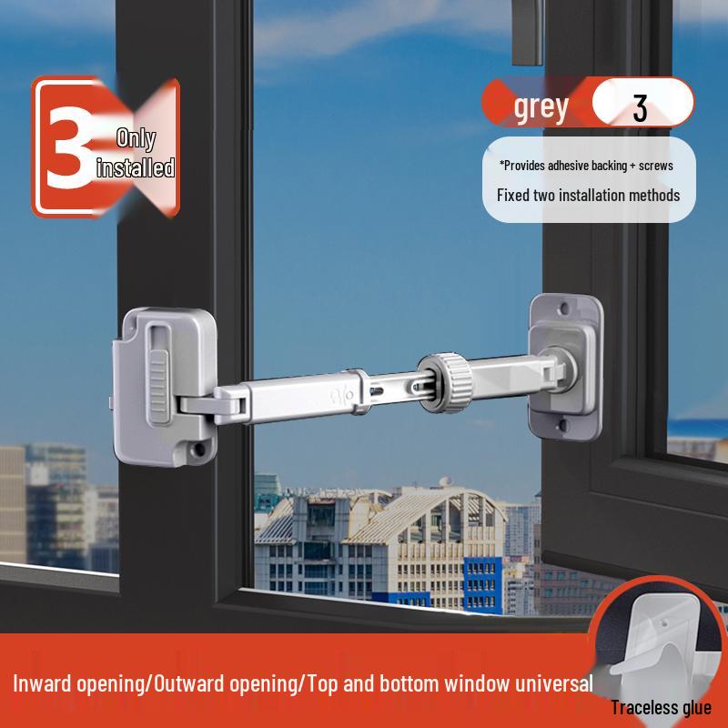 Child Safety Lock for Windows, Doors, Cabinets, and Refrigerators