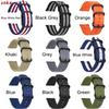 Correa de Nailon de 18 mm 20 mm 22 mm 24 mm para Samsung Galaxy Watch 3 4 5 Pro 6 7 46 mm 42 mm para Amazfit Pulsera Deportiva de Liberación Rápida