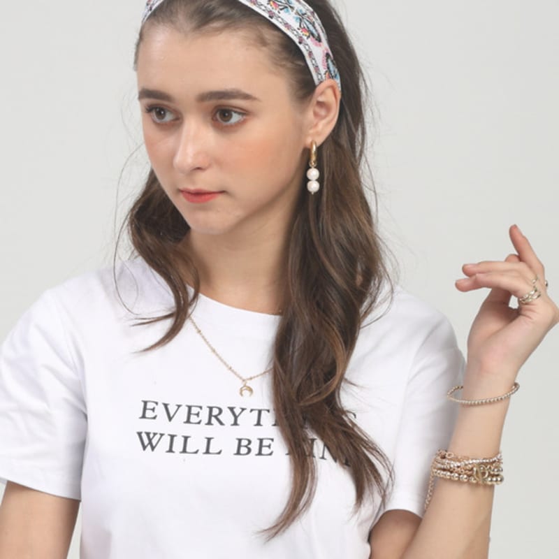 LALA Imported Lace Ethnic Hairband - WHITE