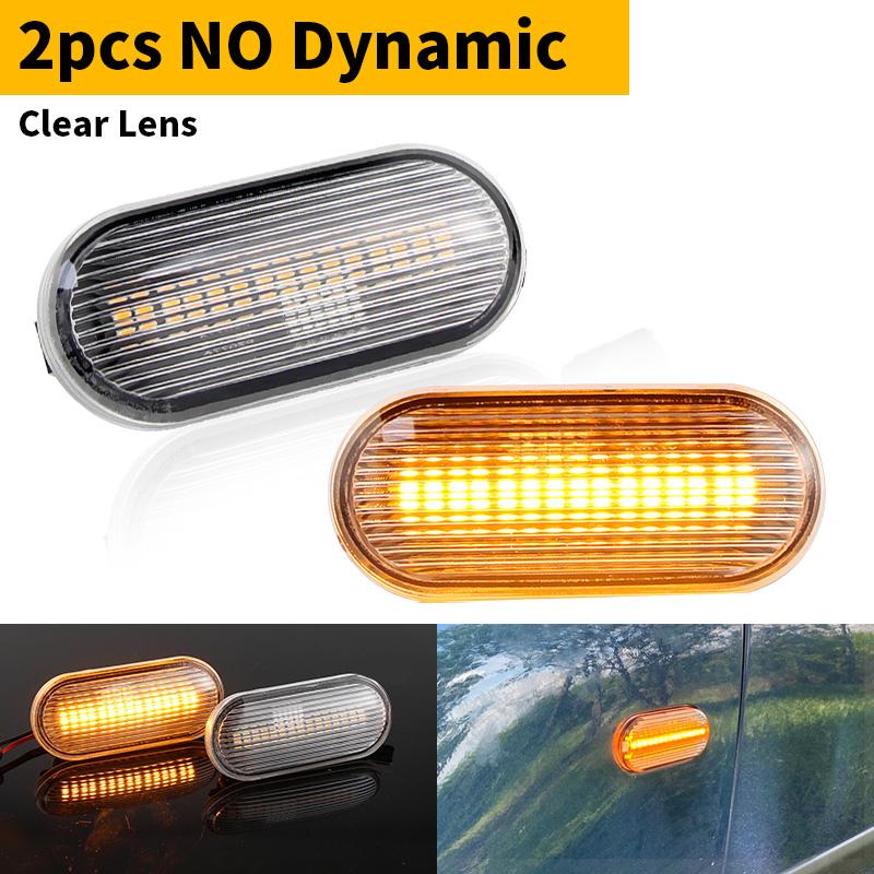2pcs For SEAT Ibiza 6L 2002-2008 Cordoba Toledo Leon MK1 MK2 1996-2006 LED Dynamic Side Marker Light Turn Signal Light 14805294