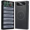 Detachable 5W 10W 22.5W QC3.0 LCD 6x21700 Battery for Case Power Bank for Shell