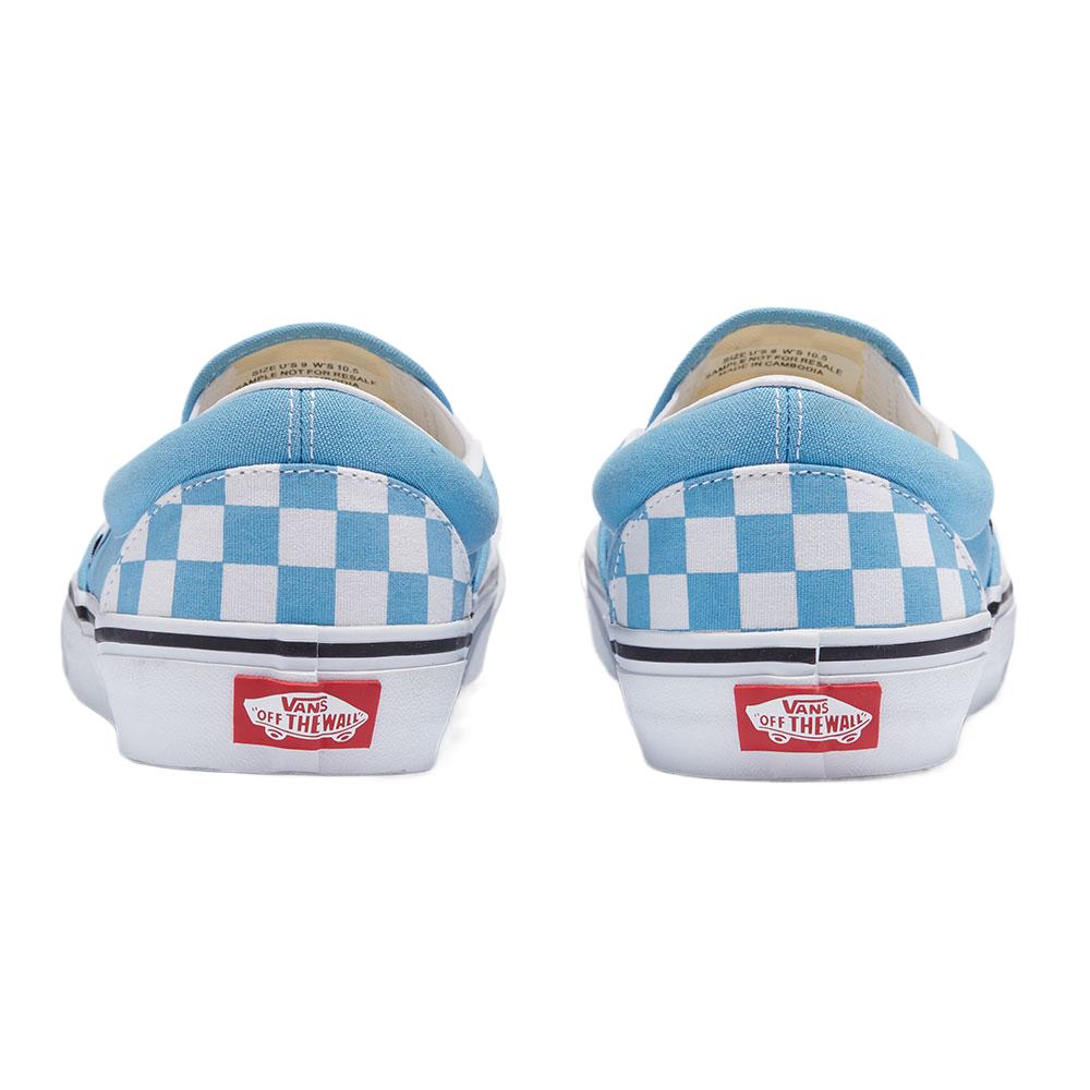 Vans CLASSIC SLIP ON Low top Skateboard Shoes Women's Blue VN000D6BE2W1