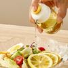 Controllable Oil Output Press Type Glass Oil Bottle Refillable 100ml Oil Control Bottle Mini Seasoning Bottle Restaurant