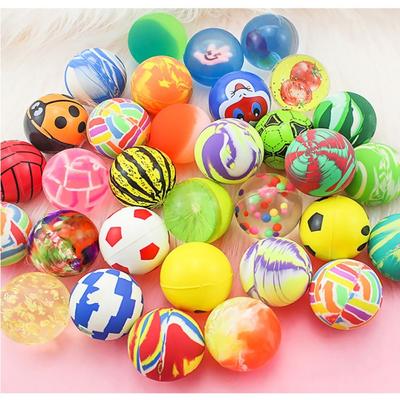 Ball Family Activities Fun Children Toy Ball Rubber Bouncing Ball Color Bouncing Ball Jumping Balls