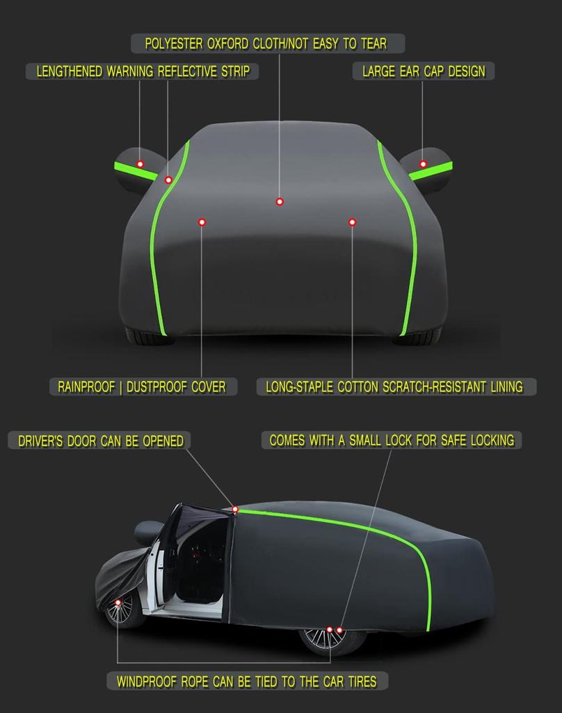 Car Cover, Car Body Cover, Suitable for Jeep Jeep Gladiator JT (21.8 X 74.6