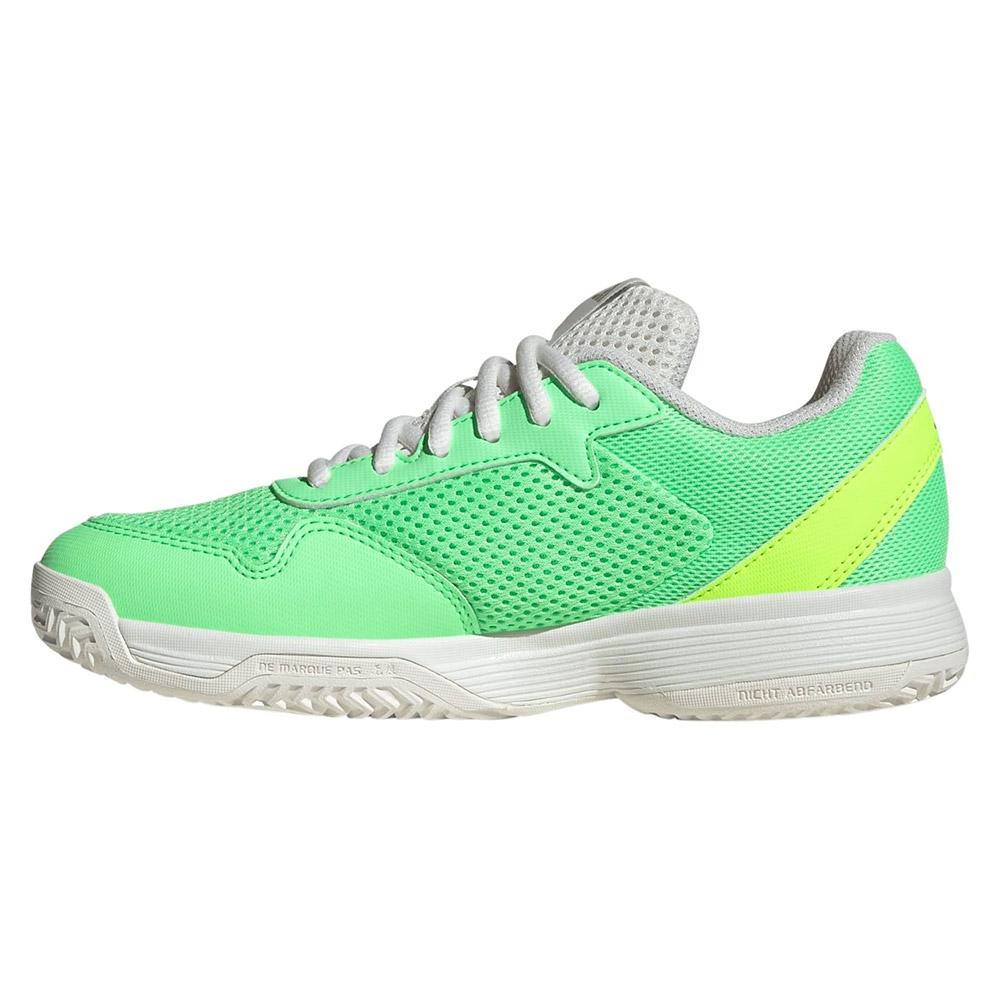 Adidas courtflash sneakers breathable Pure Teal/Silver Metallic/Lucid Lemon
