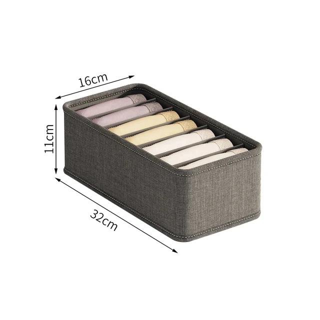 20/6/7 Fächer Kationisches PP Socken BH Hosen Einfachheit Organizer Für Schränke Und Schubladen Zuhause Sortierboxen Aufbewahrungs-Organizer-Box
