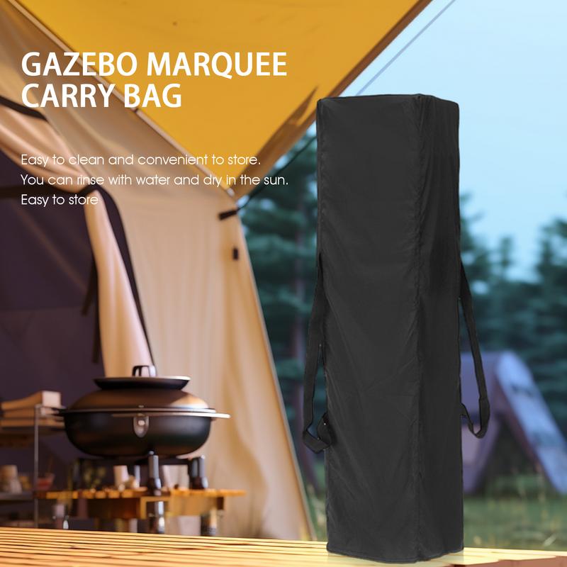 Tent Storage Bag Black Pavilion Tent Canopy Protector Covers Handle Design Canopy Tent Poles Storage Cover Bag Camping Equipment