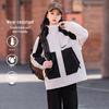 Girls' Winter Hooded 3-in-1 Outdoor Camping Jacket