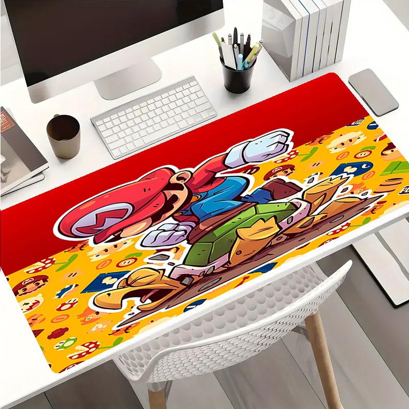 Super Mario1 Theme Premium Non-slip Mouse Pad with Stitched Edges,Durable Rubber Material,for Desktop & Gaming Great Gifts