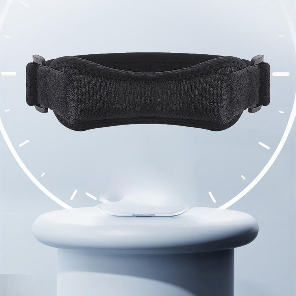 1 para Pasek podrzepkowy Orteza kolana do sportu Neoprenowe wsparcie do biegania pieszych wędrówek koszykówki piłki nożnej ćwiczeń na siłowni Absorpcja Zapobieganie urazom Czarny