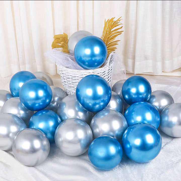 Metallic Red Gold Balloon Set for Weddings and Celebrations