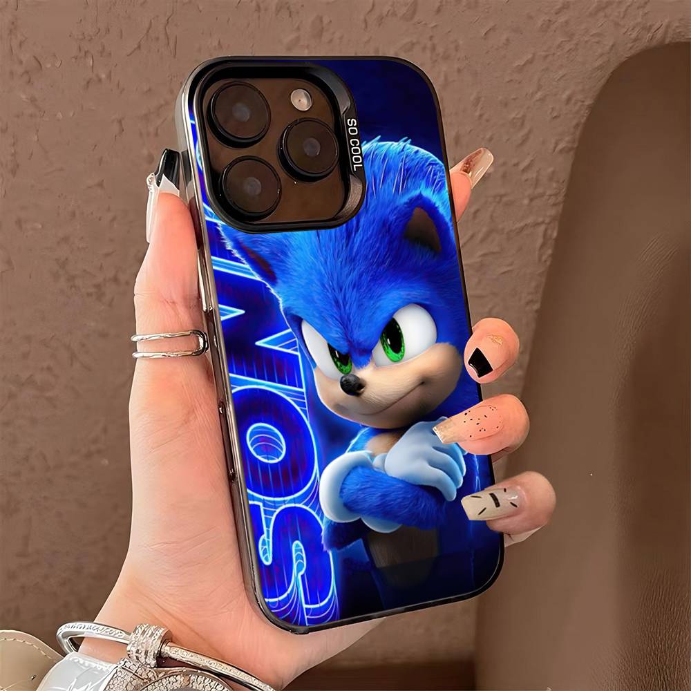 Supersonic Capability S-SonicS Movie Phone Case For IPhone 17 16 Plus Pro Max 15 14 13 12 11 Matte Colorful Covers