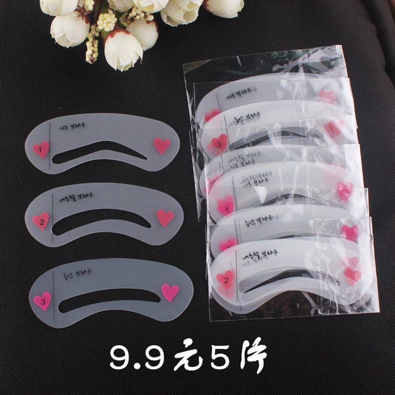 

Makeup Set Double Eyelid Stickers Tools Eyebrow Stencil 5 Pack