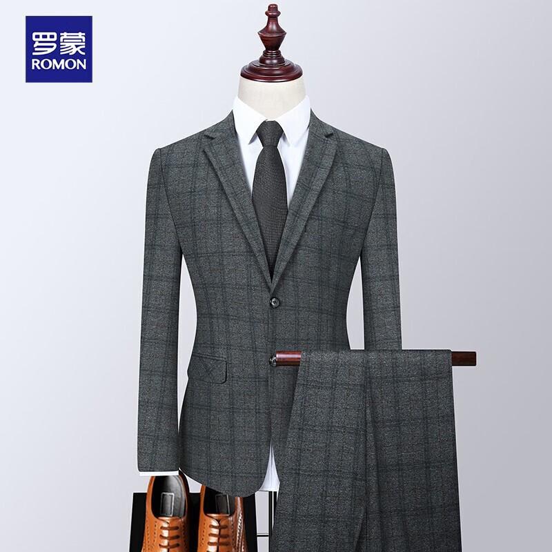 

Luomeng Men s Slim Fit Four-Season Stretch Suit 170
