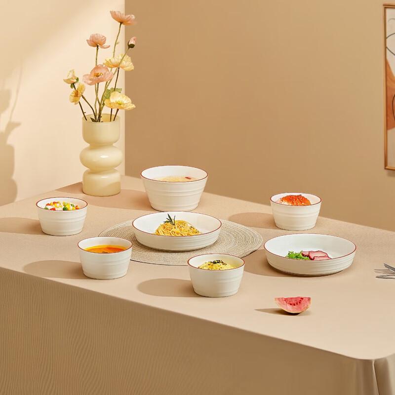Leica Glazed Ceramic 7-Piece Tableware Set