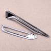 4Pcs Chrome Front Rear Fog Lamp Light Cover Trim Fit for Nissan Rogue Sport Qashqai