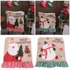 Santa Claus Christmas Chair Cover Cloth Wear for Chairs Dinner Chair Seat Cover  Restaurant