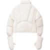 Li Ning Down Jackets Women's Light Purple White Stand Collar Moderate AYMV480-3