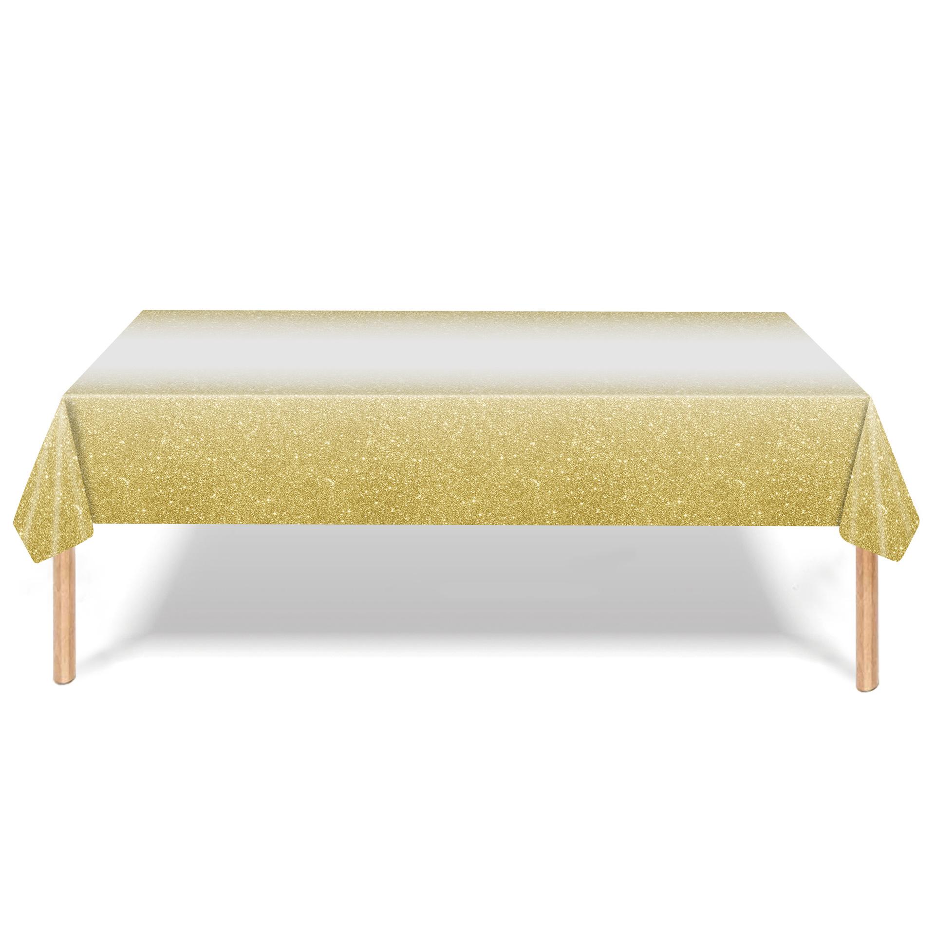 

1 шт. Розовая пластиковая скатерть для вечеринок Градиентная пастельно-розовая одноразовая скатерть для прямоугольных столов Светло-розовая Сприн 137x274cm золотистый