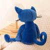 ZU Cartoon Character Pete the Cat Plush Doll Soft Stuffed Cats Toys Kawaii Blue Kitten For Girl Boy 15.5inch