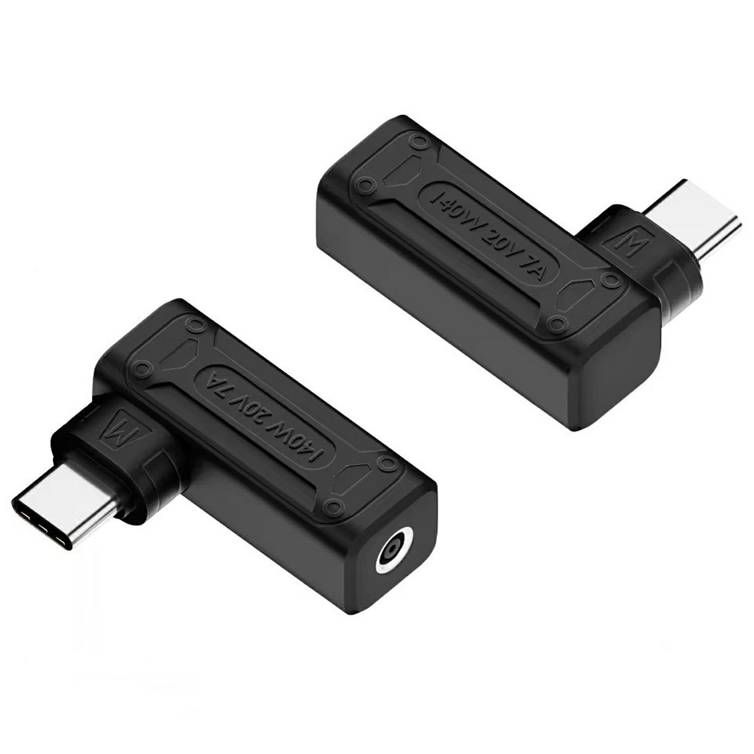 

DC 4.5x0.6 Female to Type-C Male Converter 140W 5V/9V/20V Charging Adapter As Shown A