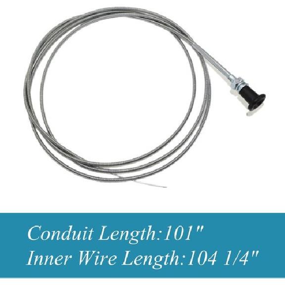 8 Foot FT. Universal Carburetor Choke Control Cable 101" long Fit For 60122 Lawn