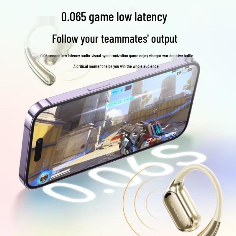 aWEI TZ8 Open-Ear Bluetooth 5.3 Sports Earphones