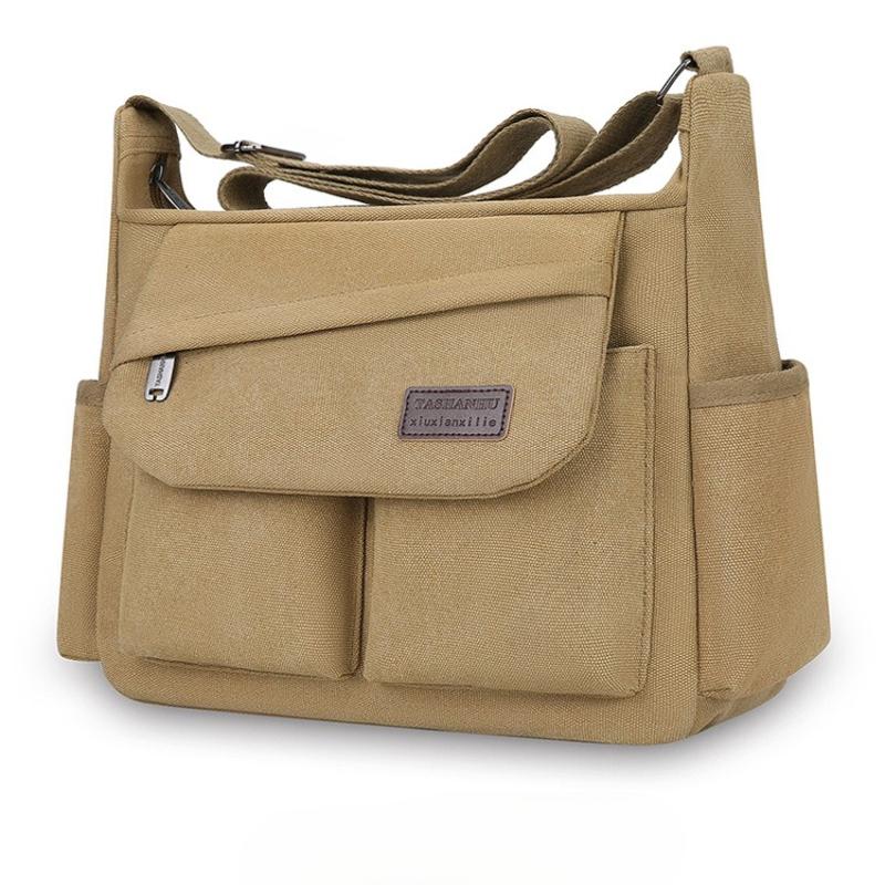 1Pc  Men's Large Capacity Shoulder Backpack Wallet Business Korean Casual Bag Electrical Tools Accessories Crossbody Bag Resistant