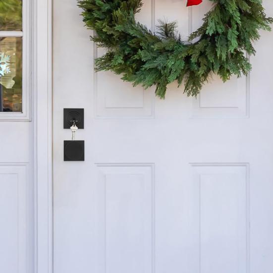 Black Door Knob with Deadbolt Adjustable Design Simple Installation Heavy Duty Modern Front Door Handle Deadbolt Set