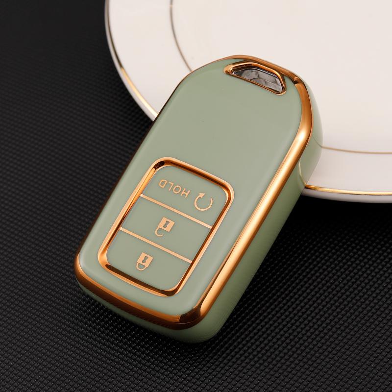 TPU Car Remote Key Case Cover For Honda CRV CR-V Fit Civic Accord HR-V HRV City Odyssey XR-V Shell Holder Protector