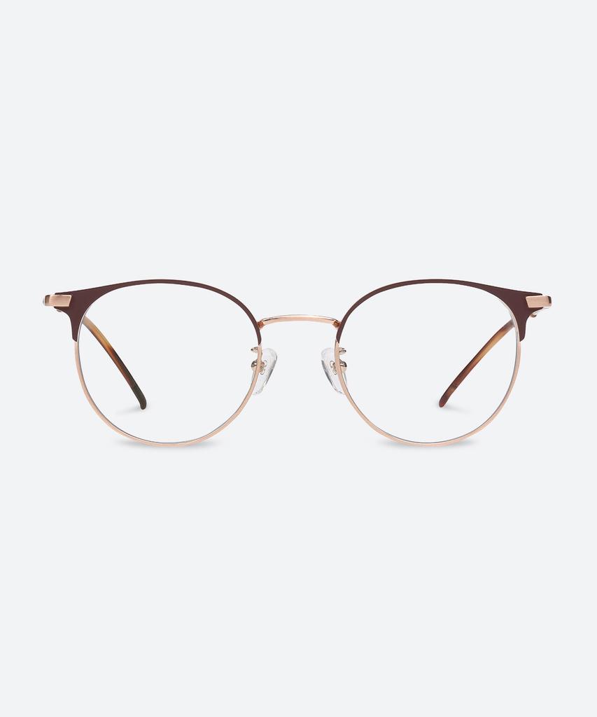 Byumaeb Tender_Full Titanium Half-Rim Round