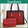 Stylish Pu Handbag With Trendy Letter Design For Women In Vibrant Colors And Retro Charm